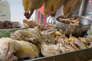 カオマンガイの茹で鶏