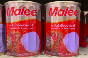 ランブータンのシロップ漬けの缶詰（Malee）